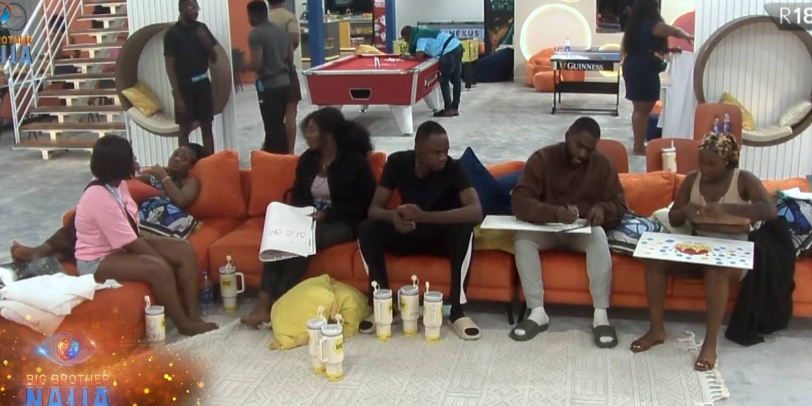 Day 5 – 2 Aug: Housemates power through wager preps after partying hard – BBNaija